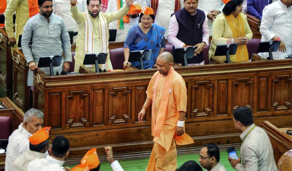 Women make up around 11% of UP’s lower House, which is somewhat lower than the percentage of women members in the Lok Sabha, 14.6%. (ANI) Women make up around 11% of UP’s lower House, which is somewhat lower than the percentage of women members in the Lok Sabha, 14.6%. (ANI)