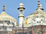 File photo of the Gyanvapi mosque after its survey was completed by a commission in Varanasi.(AFP) File photo of the Gyanvapi mosque after its survey was completed by a commission in Varanasi.(AFP)