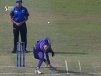 Maya Sonawane during 2022 Women's T20 Challenge match