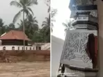 A Hindu temple-like architectural design was discovered underneath an old mosque near Mangaluru last month. (ANI image)