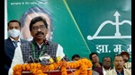The Jharkhand government and Hemant Soren have flagged that the PIL petitioner, Shiv Shankar Sharma, did not divulge that his father testified against the chief minister’s father Shibu Soren in a murder case in 2006 (ANI) The Jharkhand government and Hemant Soren have flagged that the PIL petitioner, Shiv Shankar Sharma, did not divulge that his father testified against the chief minister’s father Shibu Soren in a murder case in 2006 (ANI)