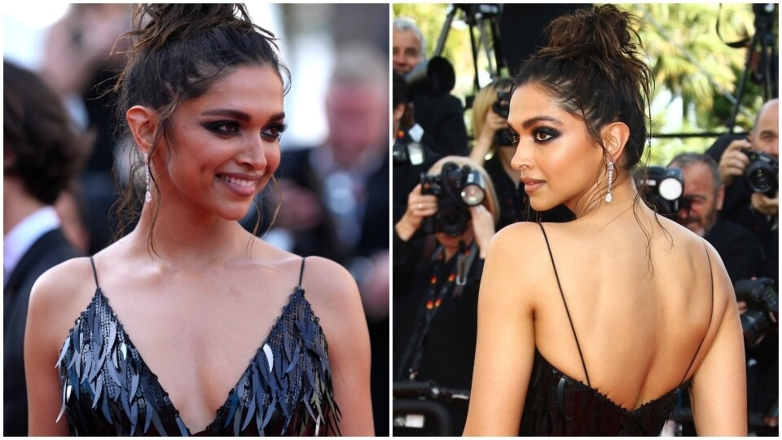 Cannes 2022: Deepika Padukone turns up the heat in a custom black Louis  Vuitton design - Times of India