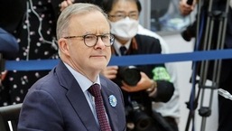 Quad Summit leader Australia’s Prime Minister Anthony Albanese is pictured at Kantei Palace in Tokyo, Japan.
