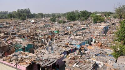 Shahpur Colony is located in Chandigarh’s Sector 38-A. (HT Photo)