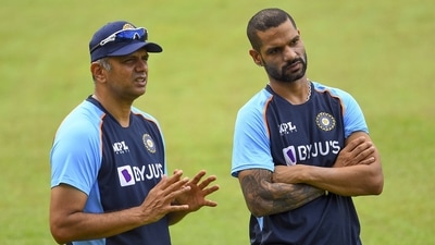 Indian team head coach Rahul Dravid along with Shikhar Dhawan (File photo) (ANI) Indian team head coach Rahul Dravid along with Shikhar Dhawan (File photo) (ANI)