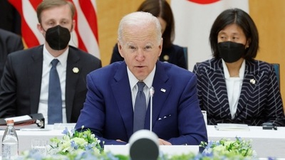 US President Joe Biden meets Quad Summit leaders in Tokyo, Japan. (Reuters)