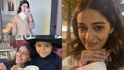 Ananya Panday from the sets of Liger in Nevada. Ananya Panday from the sets of Liger in Nevada. 