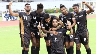 Bashundhara Kings with the win over Gokulam Kerala. (Bashundhara Kings/Twitter) Bashundhara Kings with the win over Gokulam Kerala. (Bashundhara Kings/Twitter)