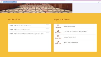 AILET 2022 registration ends tomorrow, apply at nationallawuniversitydelhi.in AILET 2022 registration ends tomorrow, apply at nationallawuniversitydelhi.in