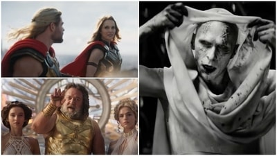 Stills from the trailer of Thor: Love and Thunder. Stills from the trailer of Thor: Love and Thunder.