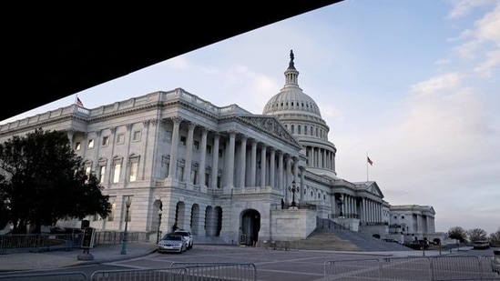 A view of the US Capitol Building in Washington, DC.(Reuters)