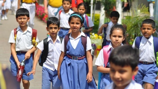 The process for nursery admissions in over 1,700 schools for 2021-22 academic session began in February last year, two months later than the usual schedule.(HT file)