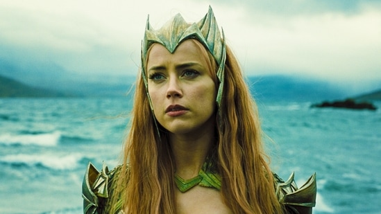 Amber Heard as Queen Mera in Aquaman.