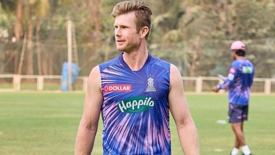 Rajasthan Royals all-rounder Jimmy Neesham(IPL)