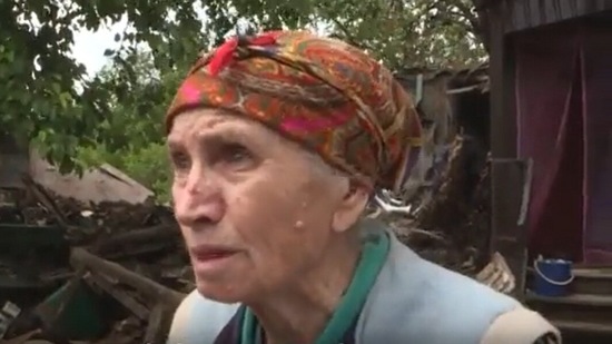 Maria Mayashlapak, 82, is a resident of Ukraine's Bakhmut which has been shelled by Russian forces (CREDIT: AFP)(AFP)