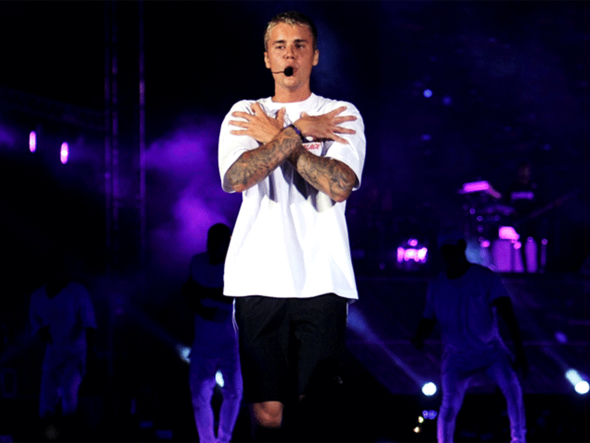 Justin Bieber performed at Mumbai's DY Patil Stadium in 2017. Justin Bieber performed at Mumbai's DY Patil Stadium in 2017.