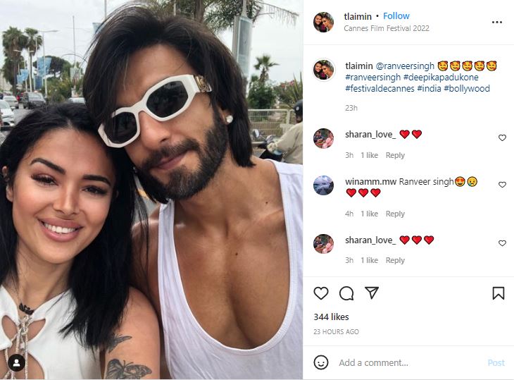 The fan also clicked a selfie with Ranveer.