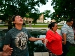 Vigil for the victims of a mass shooting at Robb Elementary School in Uvalde, Texas, on Tuesday, May 24, 2022.(AP) Vigil for the victims of a mass shooting at Robb Elementary School in Uvalde, Texas, on Tuesday, May 24, 2022.(AP)