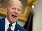 US President Joe Biden delivers remarks in the Roosevelt Room of the White House in Washington, DC, on May 24, 2022.(AFP) US President Joe Biden delivers remarks in the Roosevelt Room of the White House in Washington, DC, on May 24, 2022.(AFP)