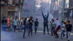Protests against the court’s verdict erupted in Maisuma locality – Yasin Malik’s native place which is at a short distance from Lal Chowk city centre – as his supporters and relatives arrived at his house and raised slogans demanding his release. (AP) Protests against the court’s verdict erupted in Maisuma locality – Yasin Malik’s native place which is at a short distance from Lal Chowk city centre – as his supporters and relatives arrived at his house and raised slogans demanding his release. (AP)