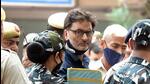 Kashmiri separatist and JKLF chief Yasin Malik was handed out a life term by special NIA judge Praveen Singh at the Patiala House court in New Delhi on Wednesday (HT Photo/Arvind Yadav)