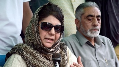 Jammu and Kashmir Peoples Democratic Party (PDP) President Mehbooba Mufti. (ANI)