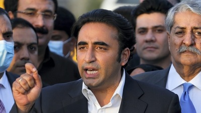 Bilawal Bhutto Zardari. (File image) (AP) Bilawal Bhutto Zardari. (File image) (AP)