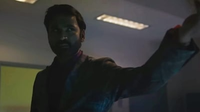 Dhanush in a still from The Gray Man trailer.