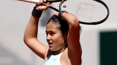 layed her first pro match on clay as recently as last month (REUTERS)
