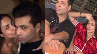Malaika Arora wishes Karan Johar. Malaika Arora wishes Karan Johar.