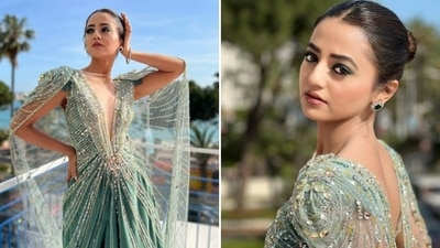 Helly Shah at the Cannes Film Festival this year. (Instagram/@hellyshahofficial)