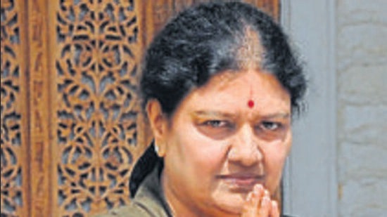 VK Sasikala, a long-time confidante of late J Jayalalithaa, launched a tirade against the DMK government over several issues including the state’s sour relationship with the union government. (AFP File) VK Sasikala, a long-time confidante of late J Jayalalithaa, launched a tirade against the DMK government over several issues including the state’s sour relationship with the union government. (AFP File)