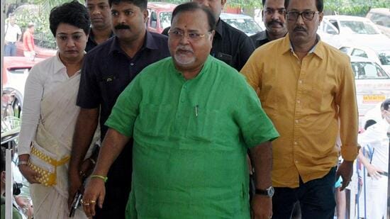 West Bengal minister and TMC leader Partha Chatterjee. (ANI)