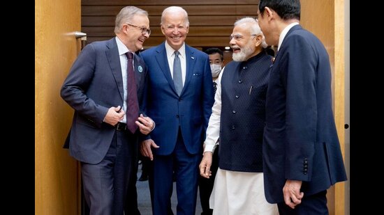 Quad is not only about developing bilateral ties or groupings in the national interest. There is also a larger vision of shaping the region and the world, which impels its evolution (Twitter) Quad is not only about developing bilateral ties or groupings in the national interest. There is also a larger vision of shaping the region and the world, which impels its evolution (Twitter)