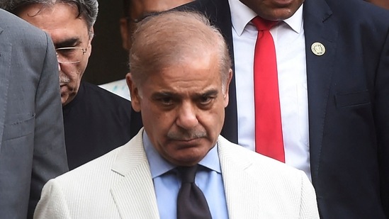 Pakistan's Prime Minister Shehbaz Sharif &nbsp;(AFP)