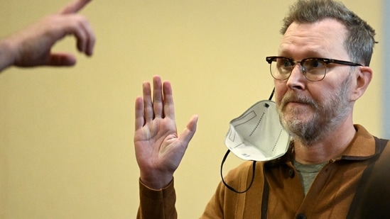 Morgan Higby Night testifies during Johnny Depp's defamation case against ex-wife actor Amber Heard. (Reuters)(REUTERS)