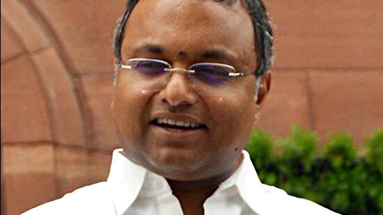 Karti Chidambaram, who was on a trip to the UK and Europe with the permission of the Supreme Court, landed in India around 4am on Wednesday and is expected to appear before the CBI sometime this week. (ANI)