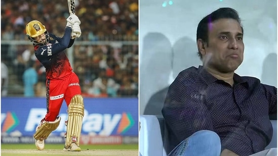 Laxman could be seen acknowledging a six that Patidar hit off spinner Ravi Bishnoi. (PTI/Hotstar screenshot)