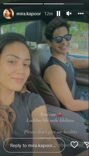 Mira Rajput shares a pic with Ishaan Khatter.