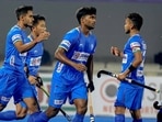 Indian men's hockey team in action(Hockey India) Indian men's hockey team in action(Hockey India)