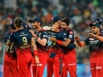 RCB players during the eliminator.(PTI) RCB players during the eliminator.(PTI)