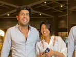 Anjali Arora with her boyfriend. Anjali Arora with her boyfriend.