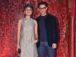 Kiran Rao and Aamir Khan at Karan Johar's party on Wednesday. (Varinder Chawla) Kiran Rao and Aamir Khan at Karan Johar's party on Wednesday. (Varinder Chawla)