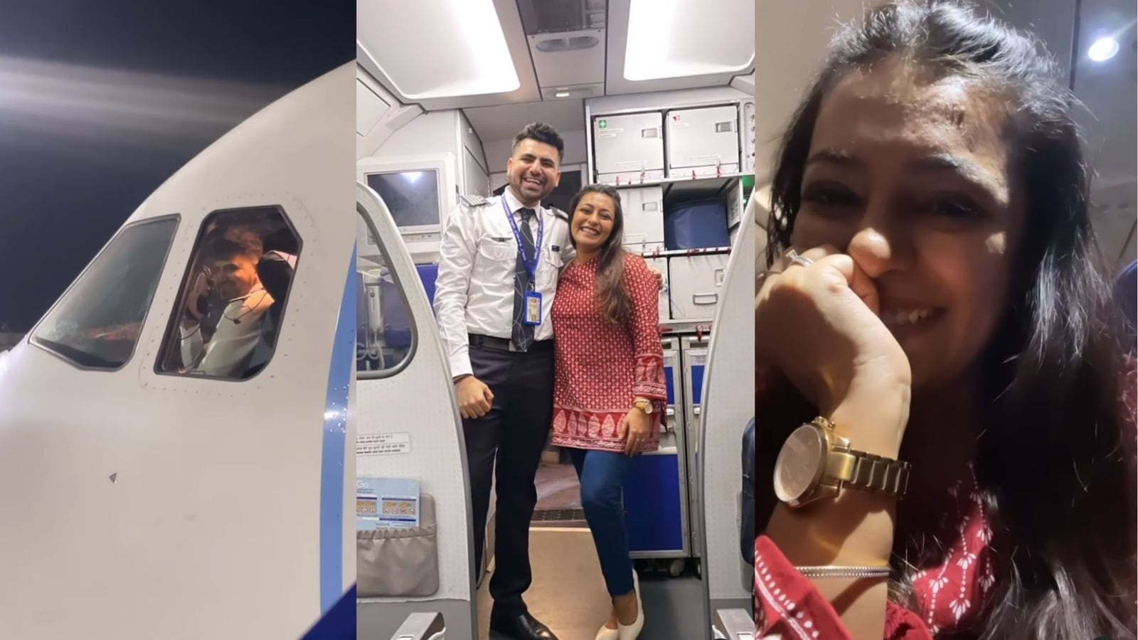 Pilot Makes A Special In Flight Announcement For His Wife Surprises Her Watch Trending 