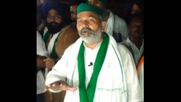 BKU leader Rakesh Tikait (For representation only) (HT File Photo)