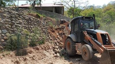 The structures had come up in the areas closed under sections 4 & 5 of the Punjab Land Preservation Act. (HT Photo) The structures had come up in the areas closed under sections 4 & 5 of the Punjab Land Preservation Act. (HT Photo)