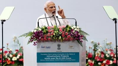Prime Minister Narendra Modi will take part in various public functions during his two-day visit to Gujarat. (ANI) Prime Minister Narendra Modi will take part in various public functions during his two-day visit to Gujarat. (ANI)