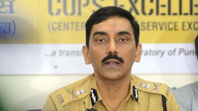 Pune police commissioner Amitabh Gupta was addressing a gathering after the inauguration of an ultra modern and innovative container chowky under the jurisdiction of Hadapsar police station. (HT FILE PHOTO) Pune police commissioner Amitabh Gupta was addressing a gathering after the inauguration of an ultra modern and innovative container chowky under the jurisdiction of Hadapsar police station. (HT FILE PHOTO)