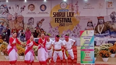 Manipur's Ukhrul marks the onset Shirui Lily Festival after two years of Covid-19 pandemic&nbsp; (Twitter/ImphalRob)
