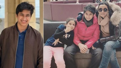 Namrata Shirodkar shares son Gautam's picture. Namrata Shirodkar shares son Gautam's picture.